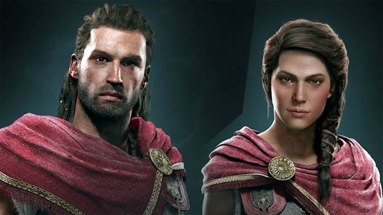 Assassins creed odyssey семейные ценности. Assassins Creed Odyssey главный герой. Каноничные персонаж в Одиссее.