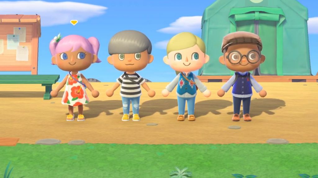 Animal Crossing character spawns