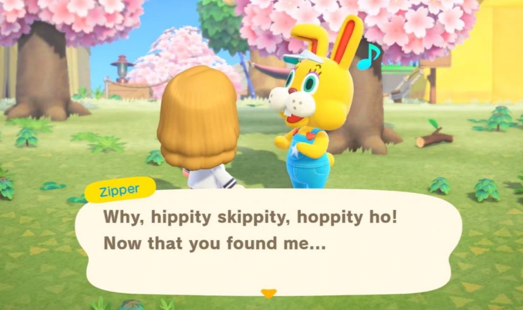 Animal Crossing Zipper