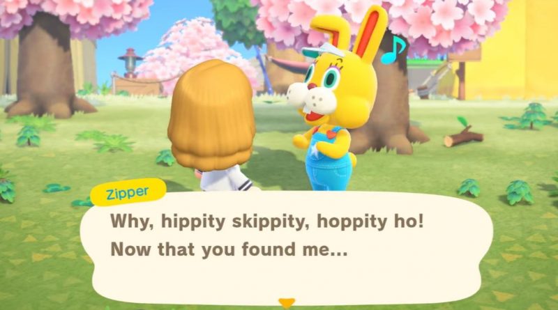 Animal Crossing Zipper