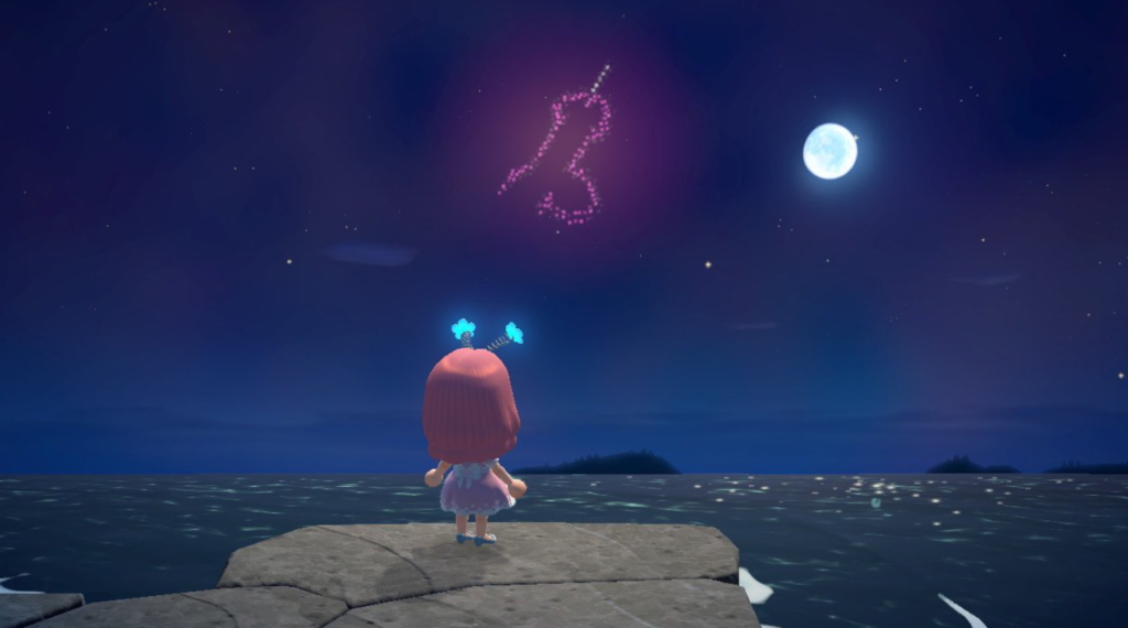 penis fireworks Animal Crossing
