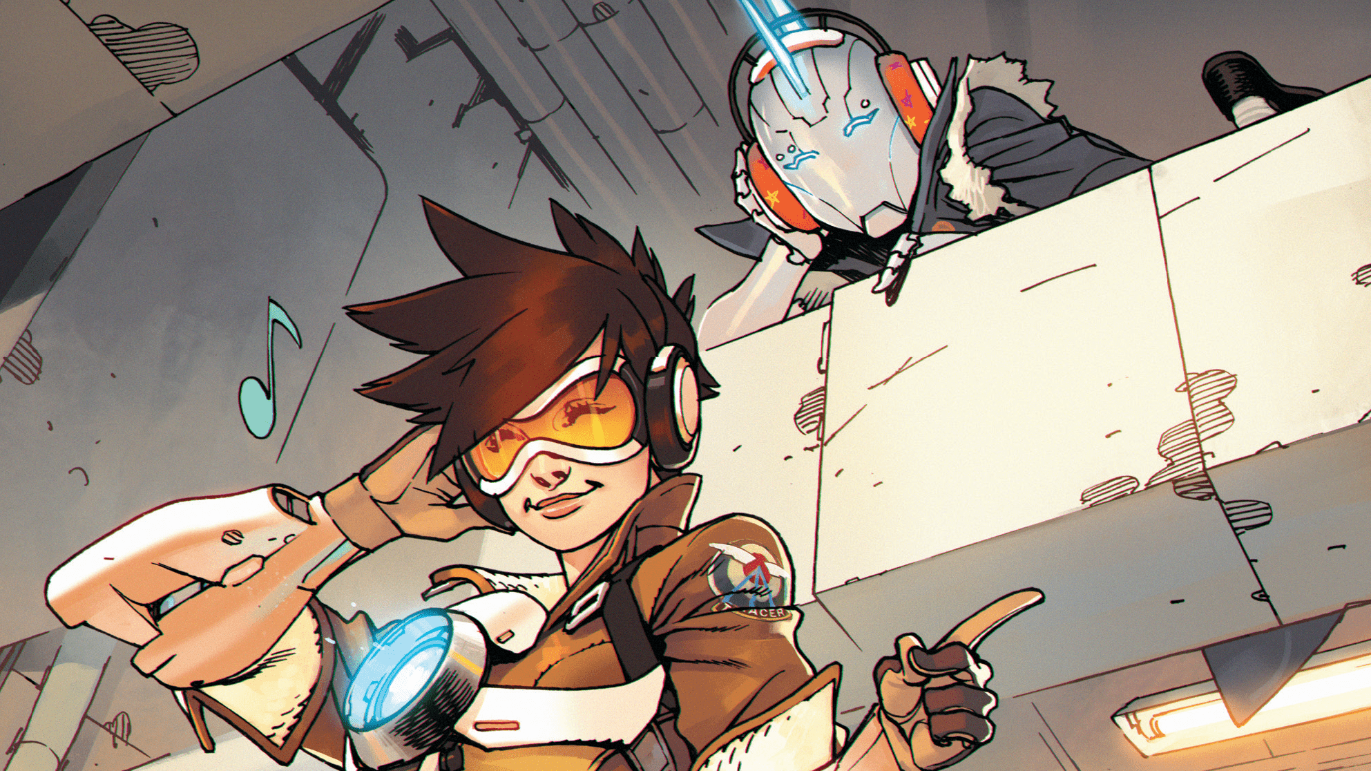 Out Overwatch Hero Tracer Heeds The Call In New Comi