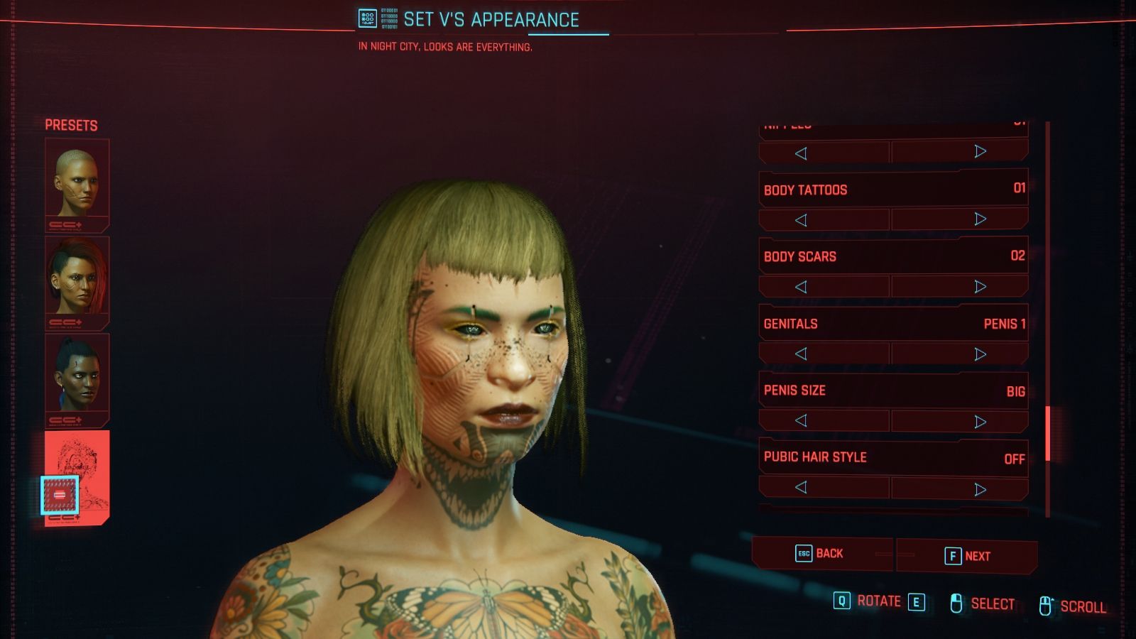 Cyberpunk 2077 doesn't adhere to the gender binary - it revels in it