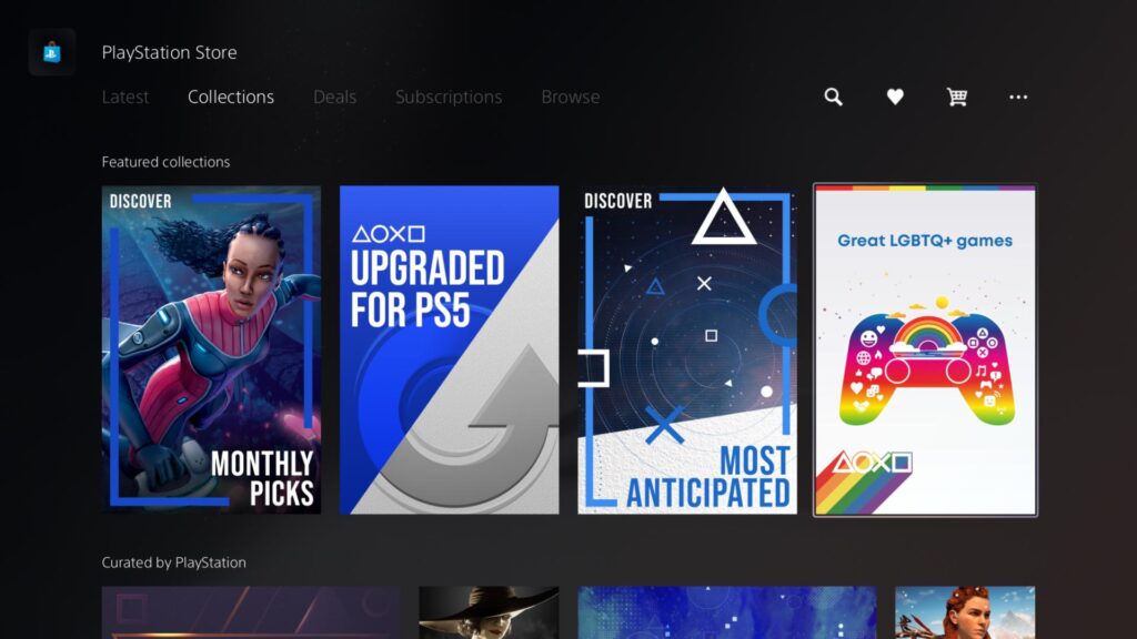 PlayStation store LGBTQ+