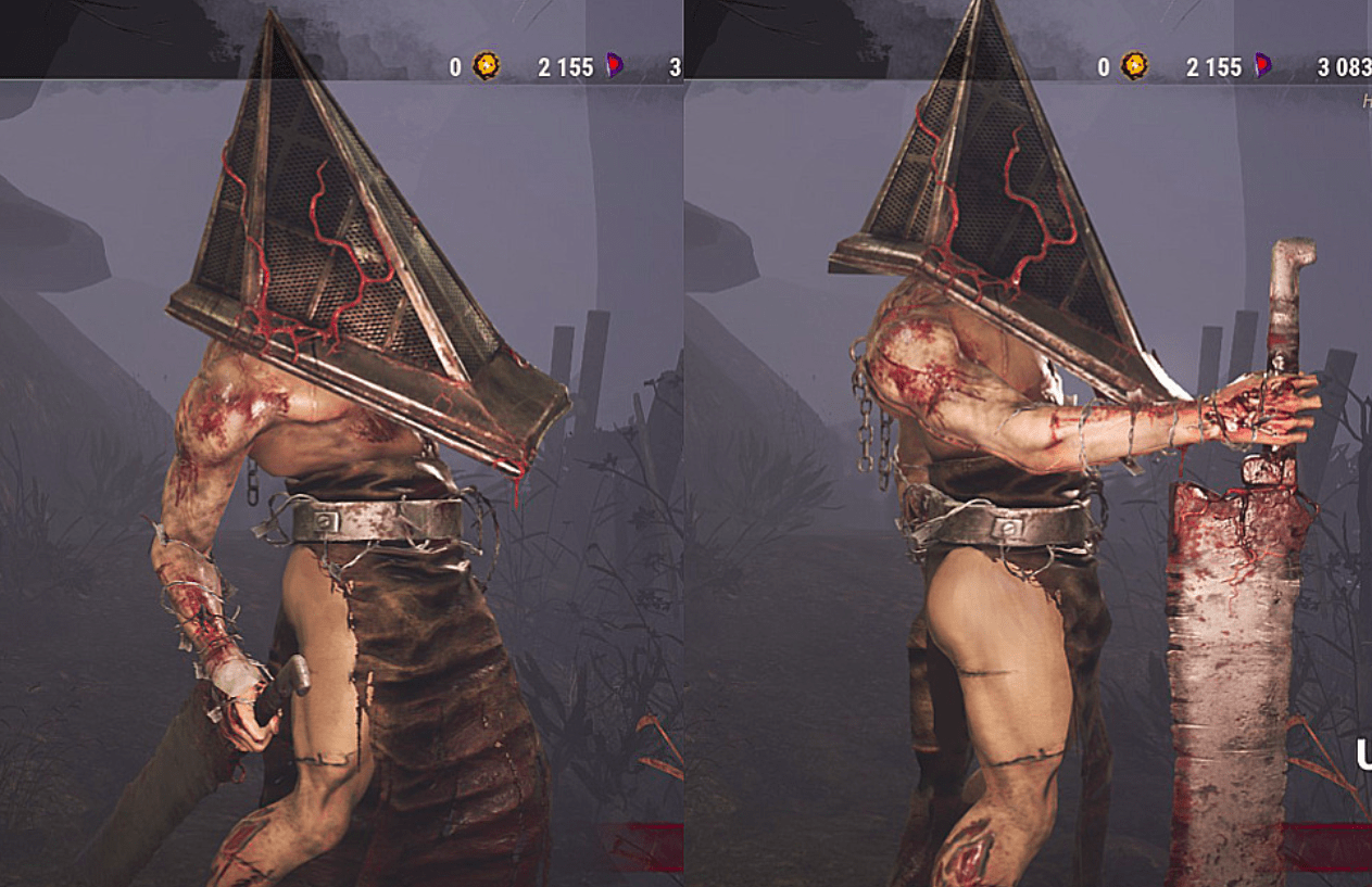 Buff pyramid head