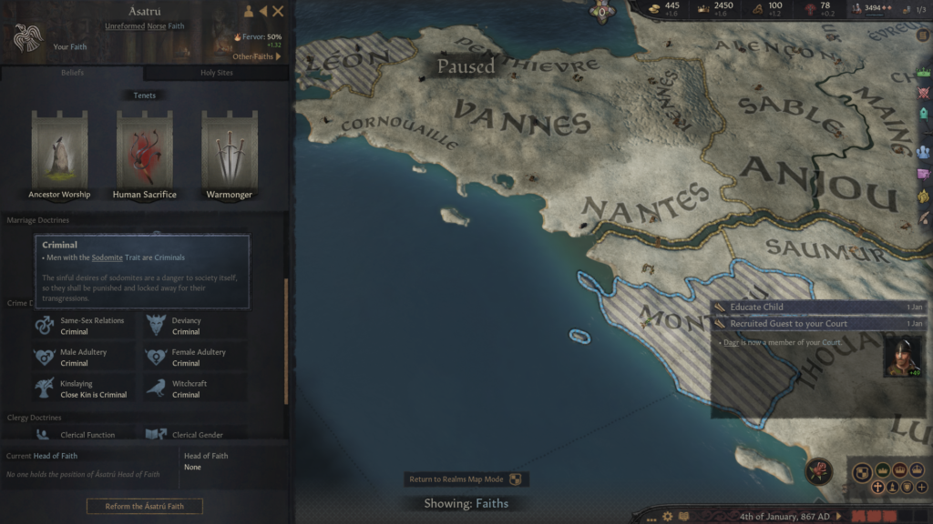 Legalizing Gay Marriage in Crusader Kings III with Ghidra, by Waffle  Ironer