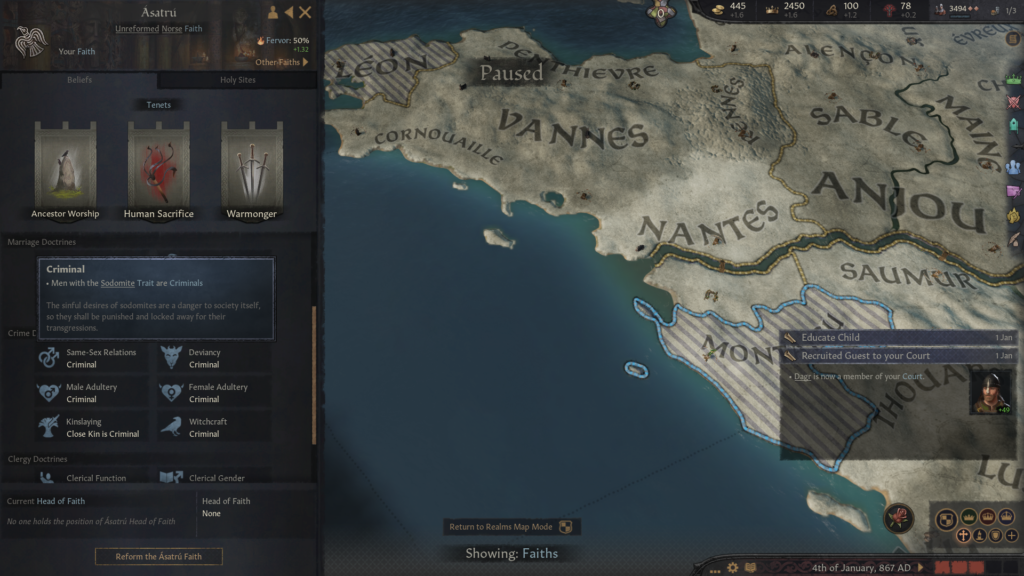 Crusader Kings 3' update is finally adding same-sex marriages