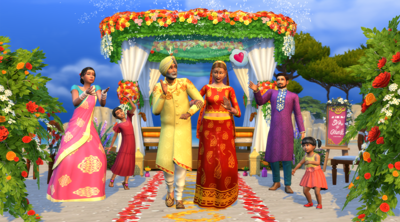 The Sims 4 My Wedding Stories game pack