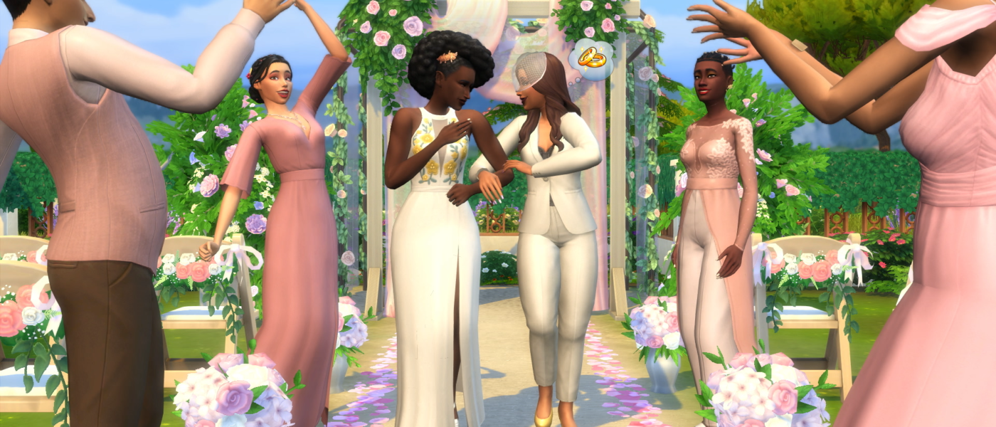 The Sims 4 Wedding Stories queer