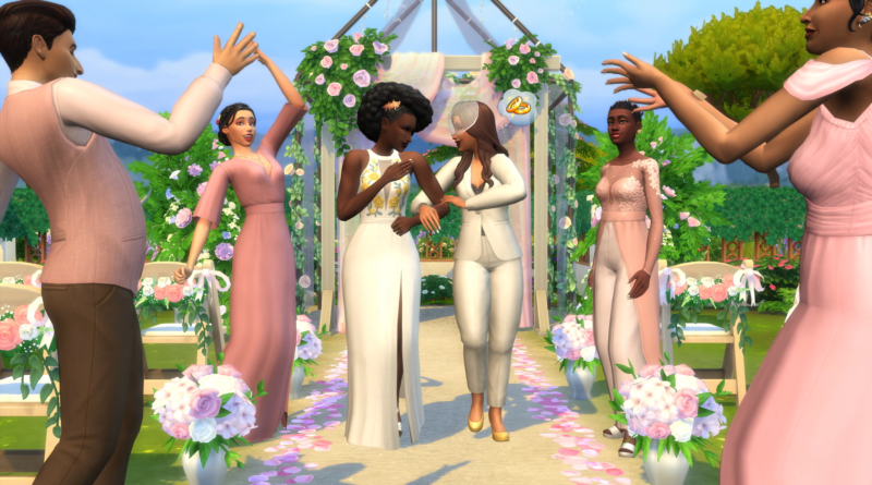 The Sims 4 Wedding Stories queer