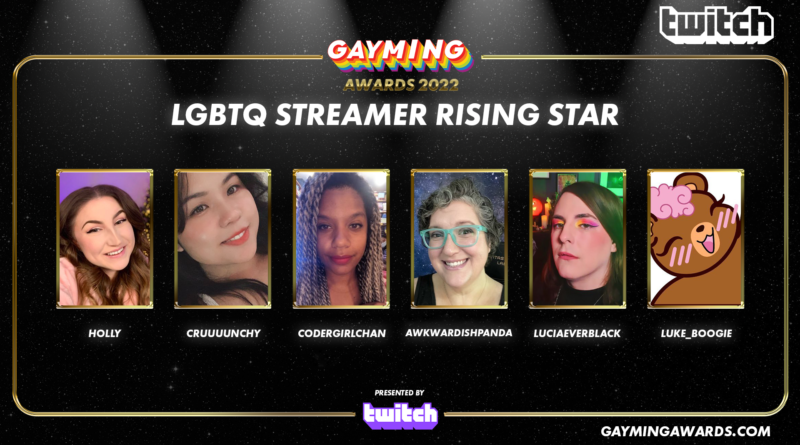 Gayming Awards 2022 Lgbtq Streamer Rising Star Gayming Magazine 9617