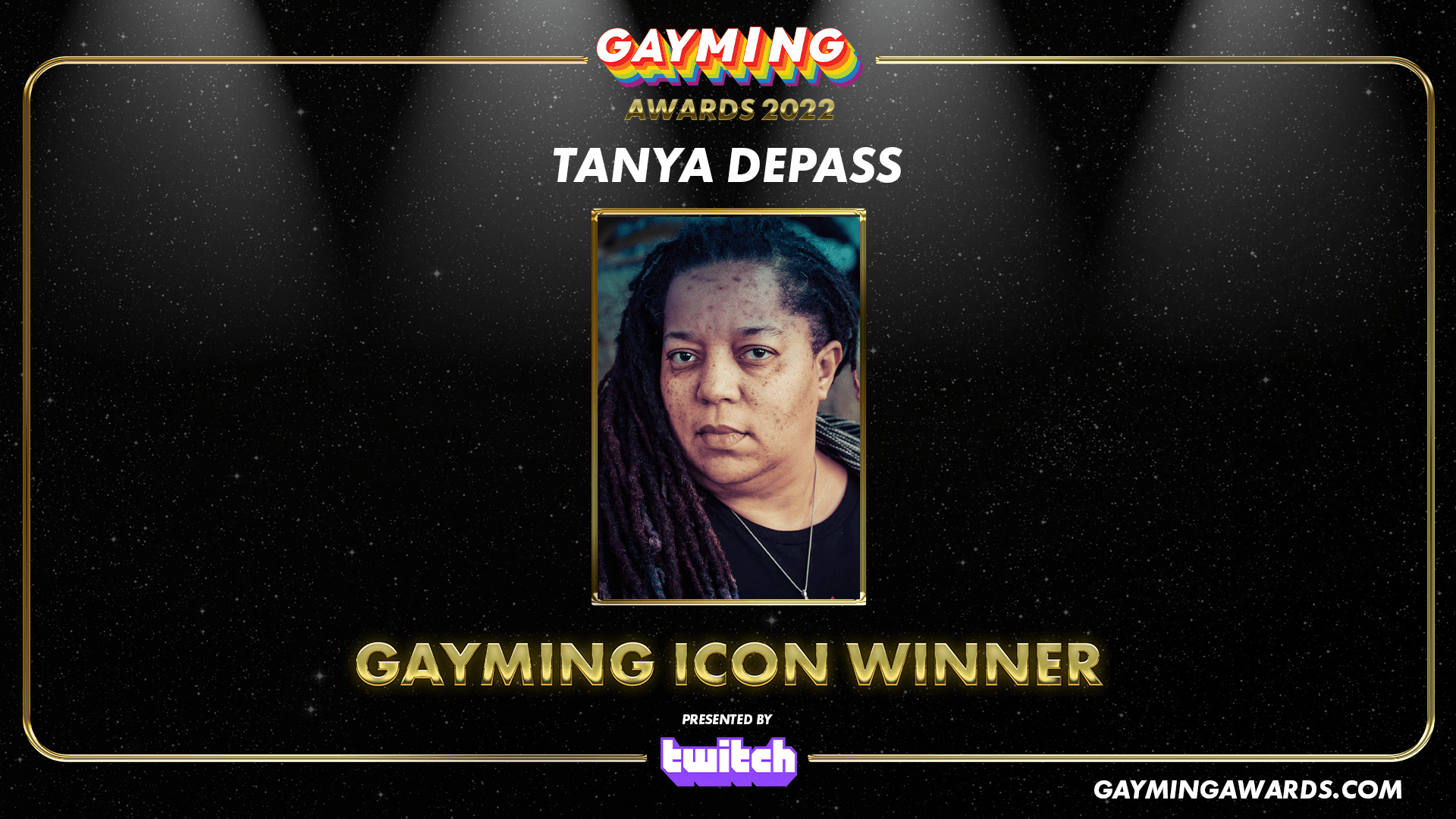 Gayming Awards Tanya DePass