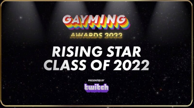 Gayming Awards Rising Star Class