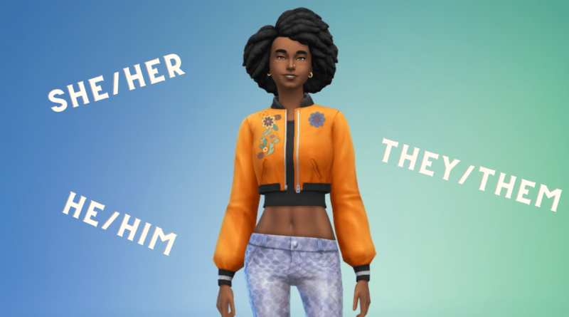 Sims 4 pronouns update