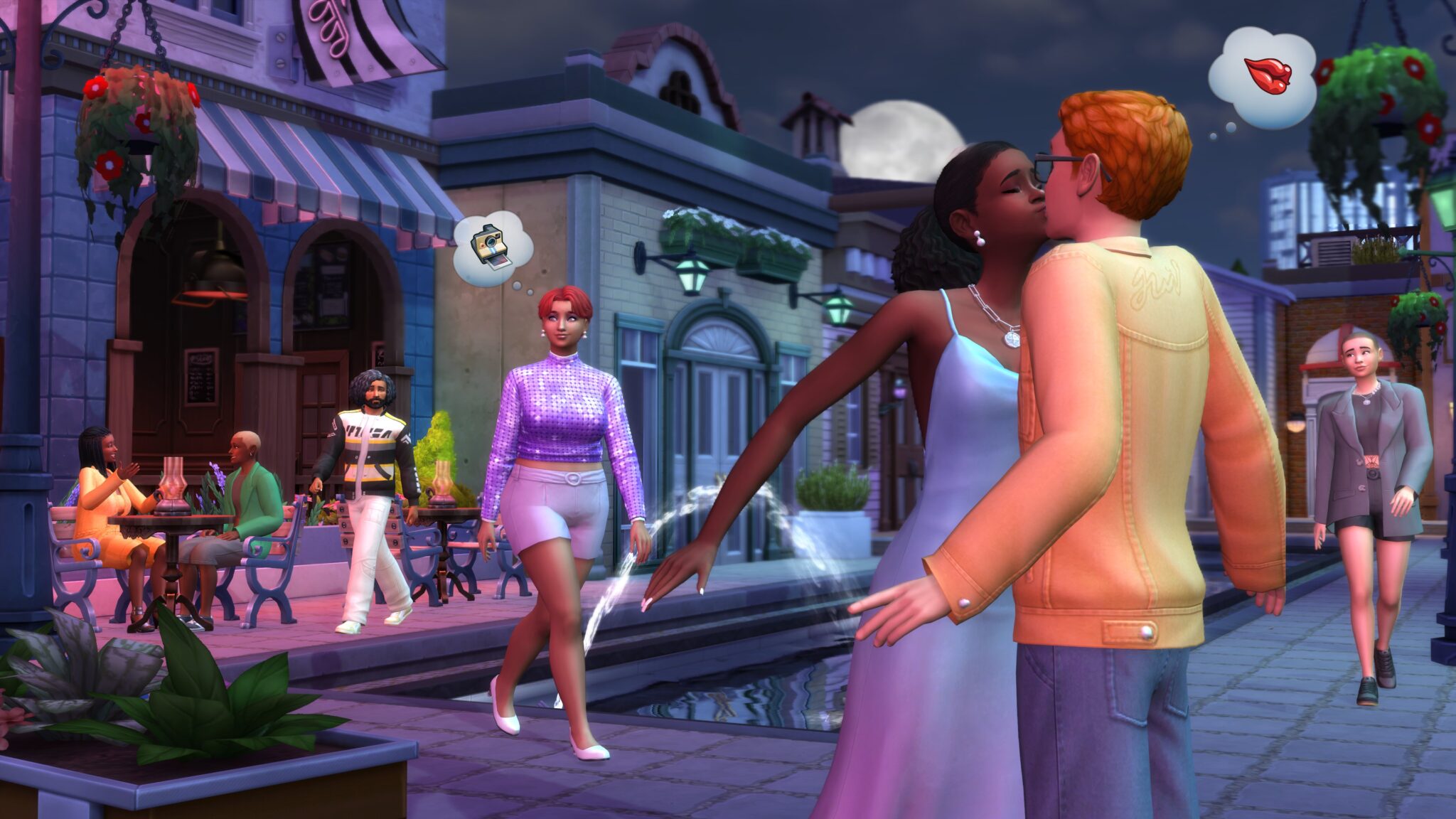 Screenshot of the Sims 4 Moonlight Chic kit