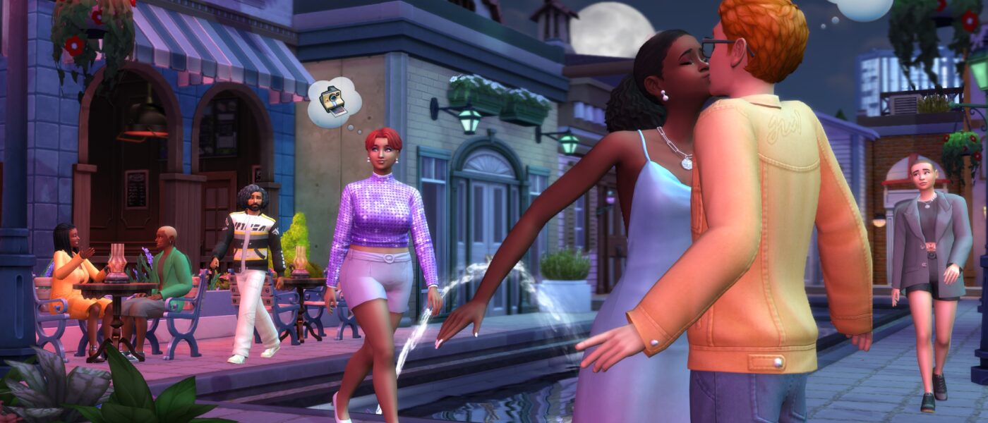Screenshot of the Sims 4 Moonlight Chic kit