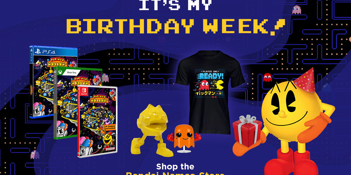 Birthday week graphic for PAC-MAN's 42nd anniversary