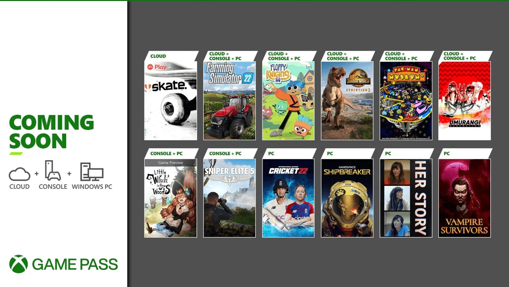 The new titles coming to Xbox Game Pass in May