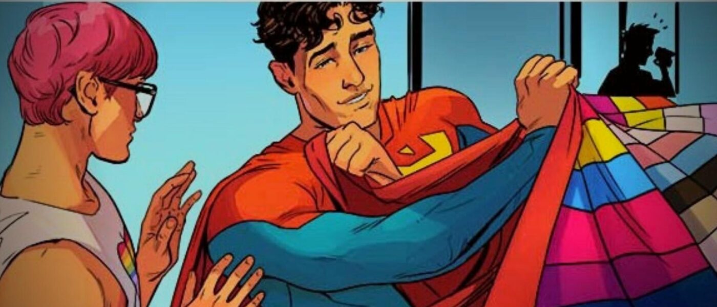 Superman rainbow cape