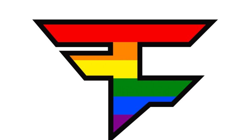 FaZe Clan esports Pride Month logo