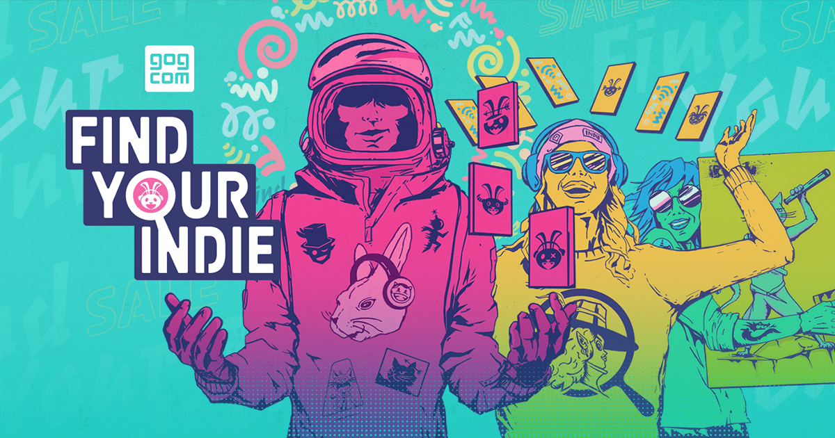 GOG Find your indie sale graphic