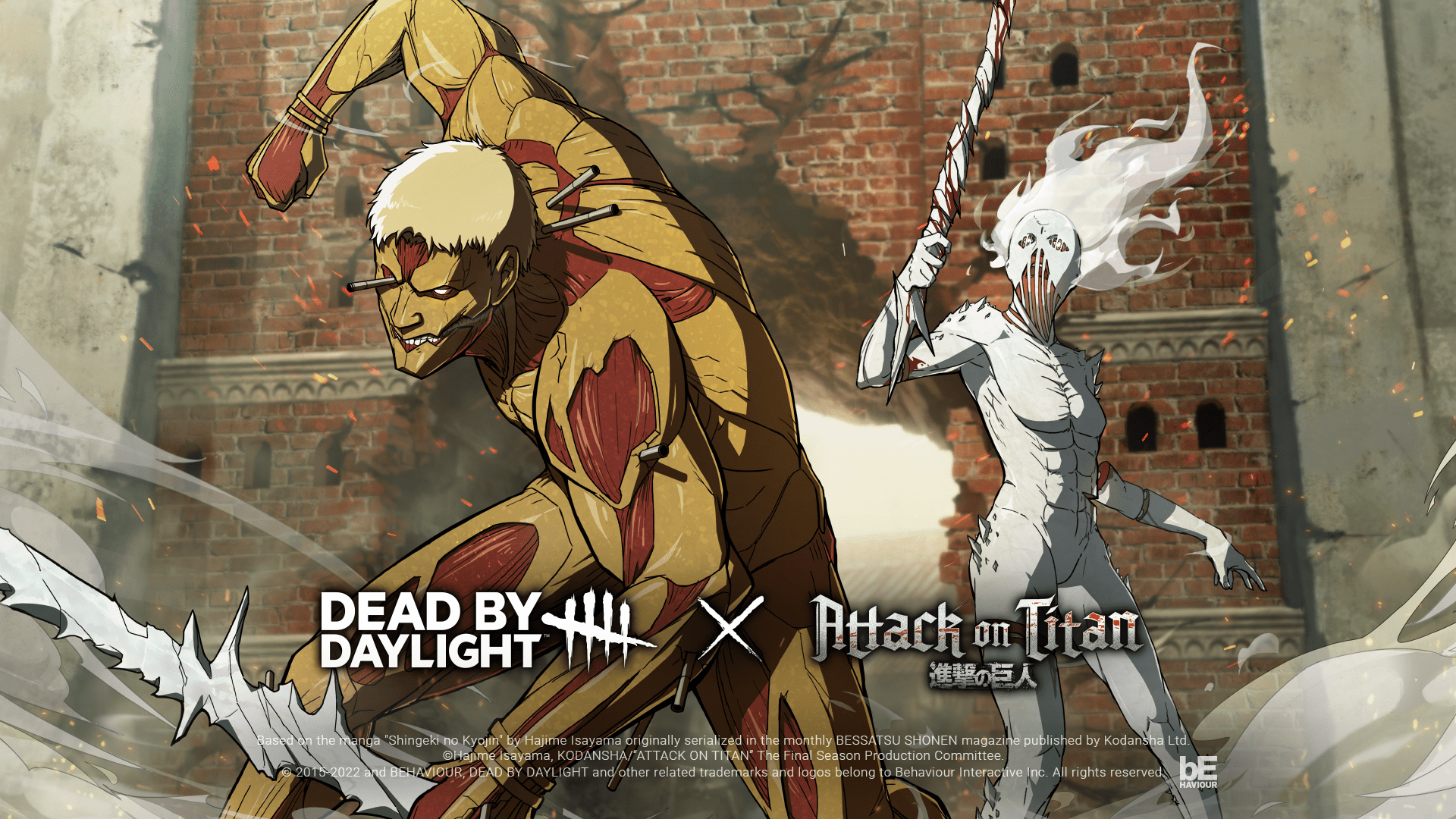 Dead By Daylight X Attack On Titan Crossover Launches Today Gayming Magazine 