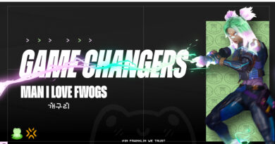 Man I Love Fwogs Game Changers graphic featuring Neon