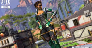Apex Legends Loba in a green costume, who is one of the Legends being fixed in the recent update