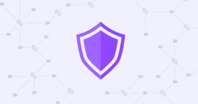 Purple shield on a light purple background for Twitch security, Vtuber targeted