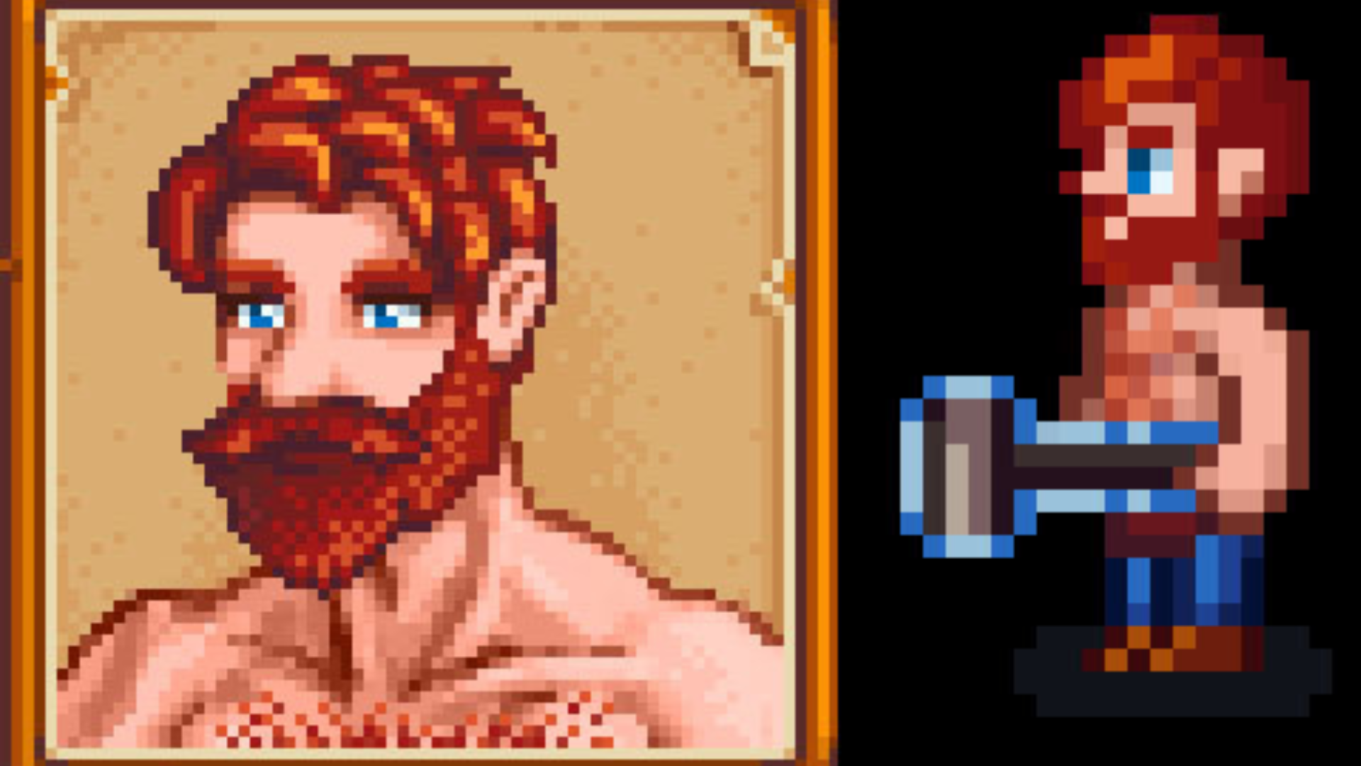 Stardew Valley Clint mod