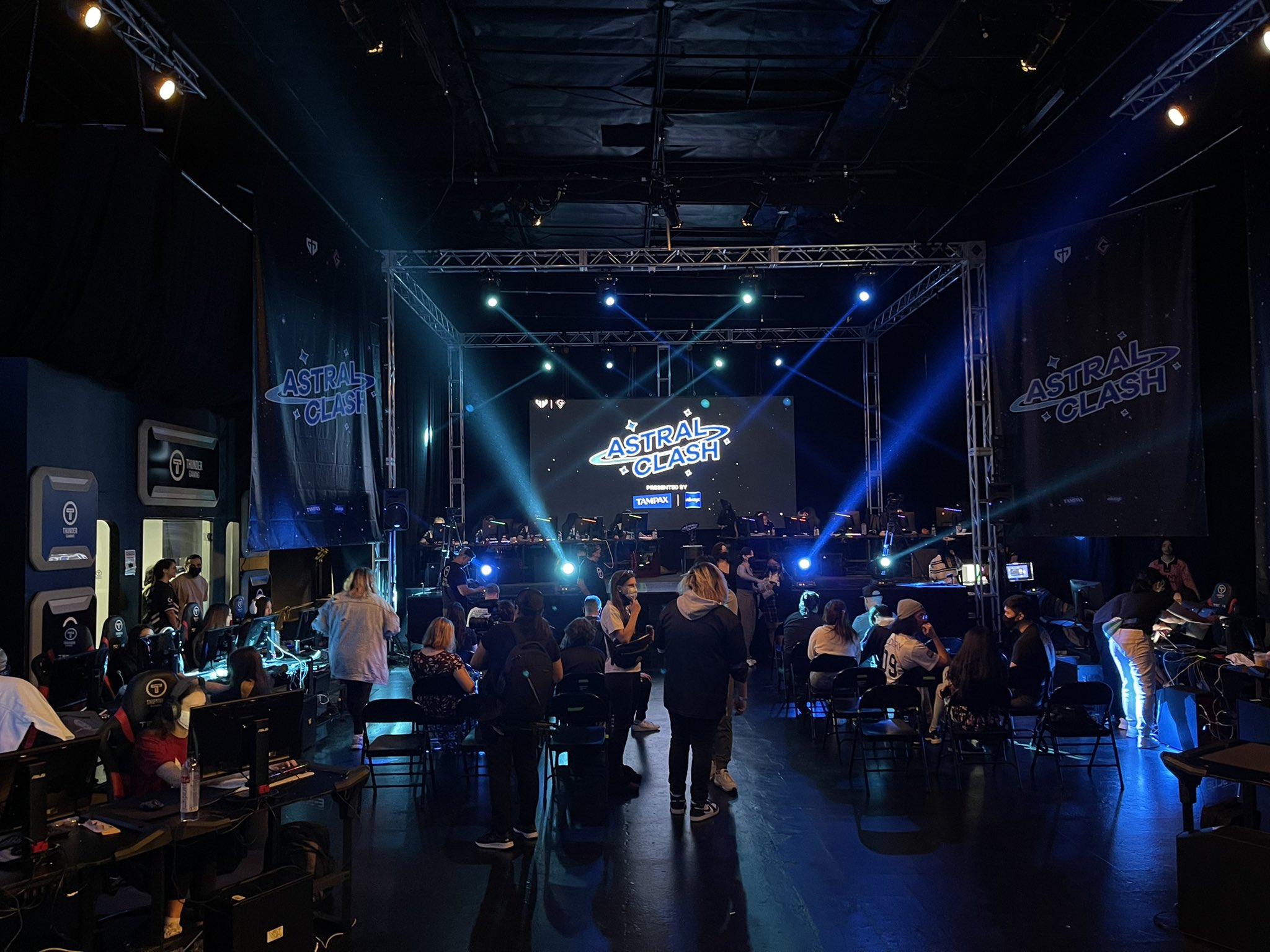 Photo of the Gen.G Astral Clash stage, which was the last event for Lx