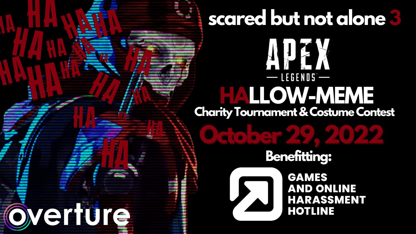 Scared But Not Alone 3 advertising graphic