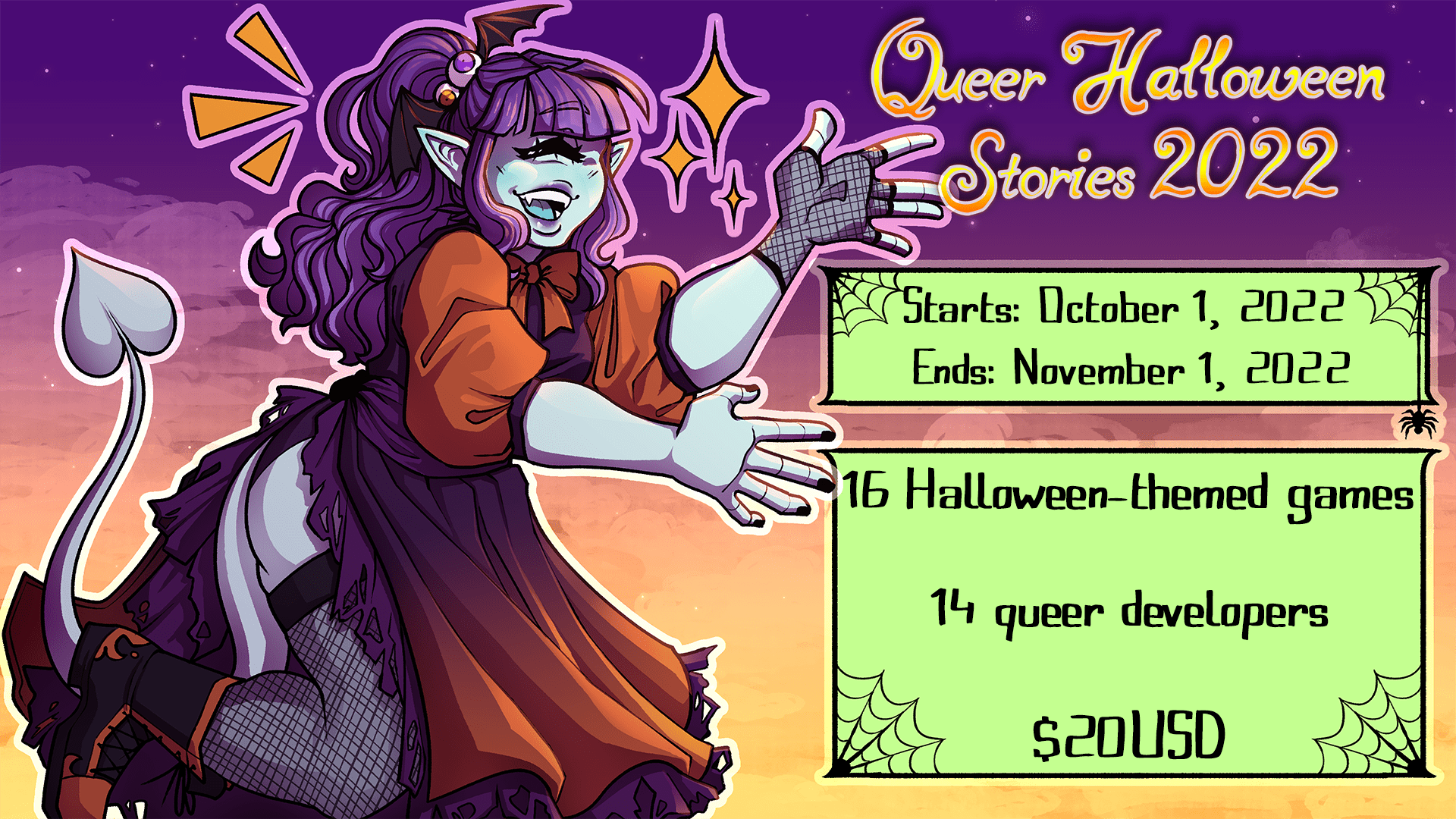 Trick or treat yourself with the Queer Halloween Stories Bundle