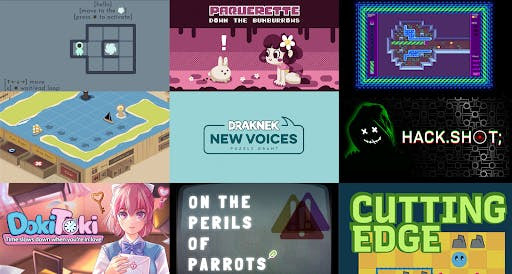 Draknek New Voices Puzzle Grant graphic