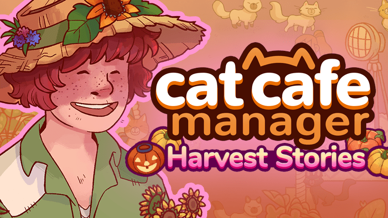 Cat Cafe Manager Harvest Stories update graphic