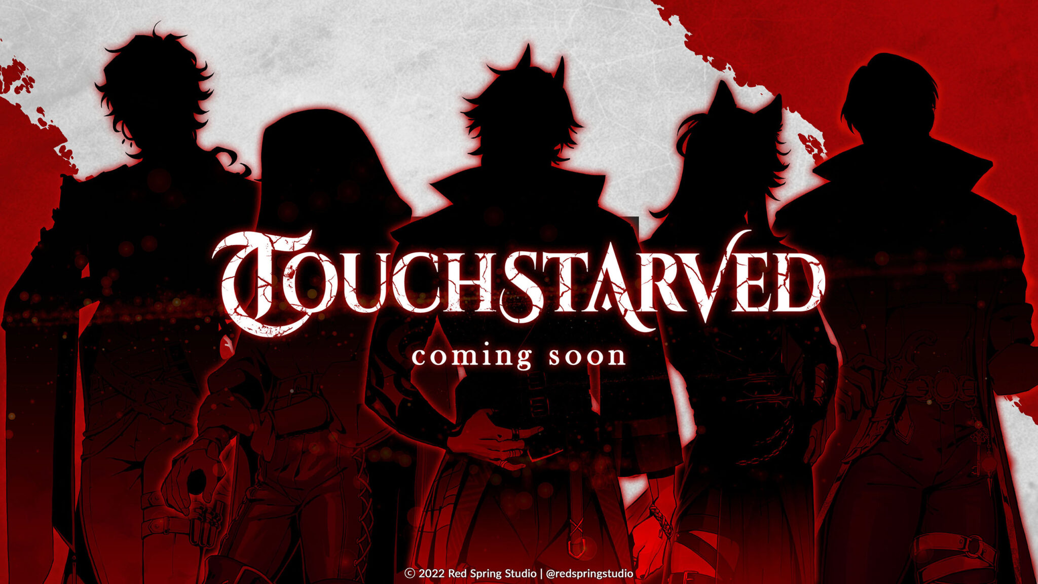 TOUCHSTARVED reveal art with five silhouetted characters
