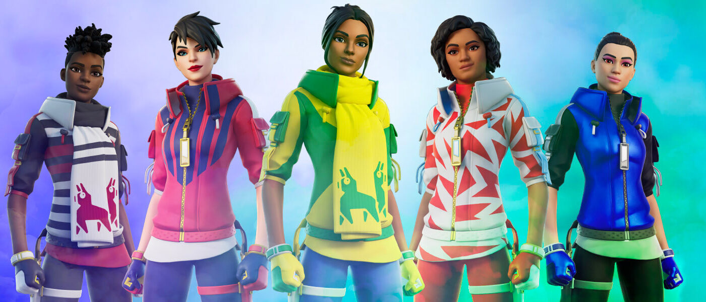 Screenshot of Fortnite Let Them Know outfits