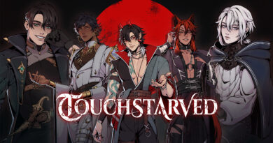 TOUCHSTARVED cover art featuring the five romance options