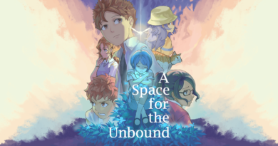 A Space for the Unbound cover art featuring all of the characters