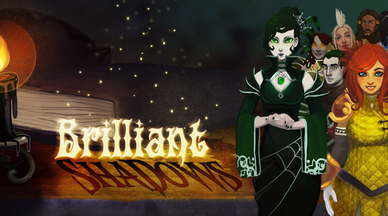 Brilliant Shadows cover art with Ash and Prude on the right