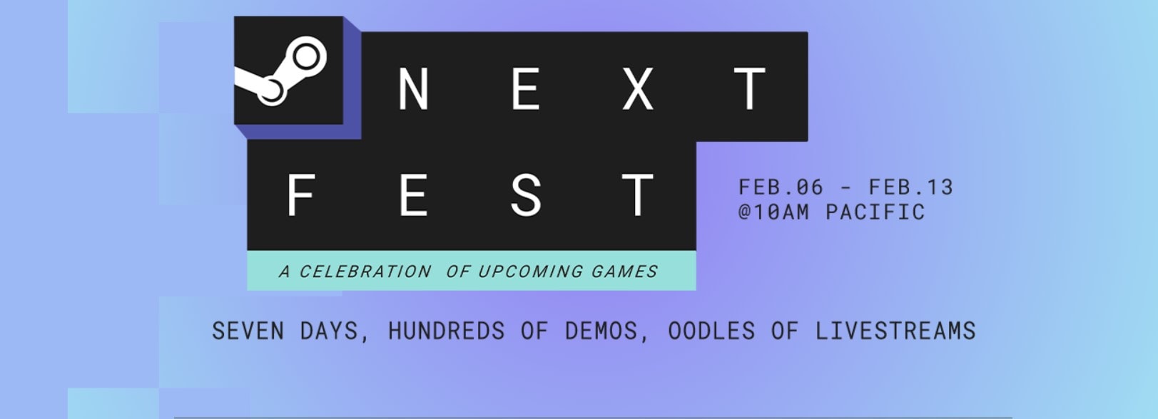 Steam Next Fest 2023 graphic