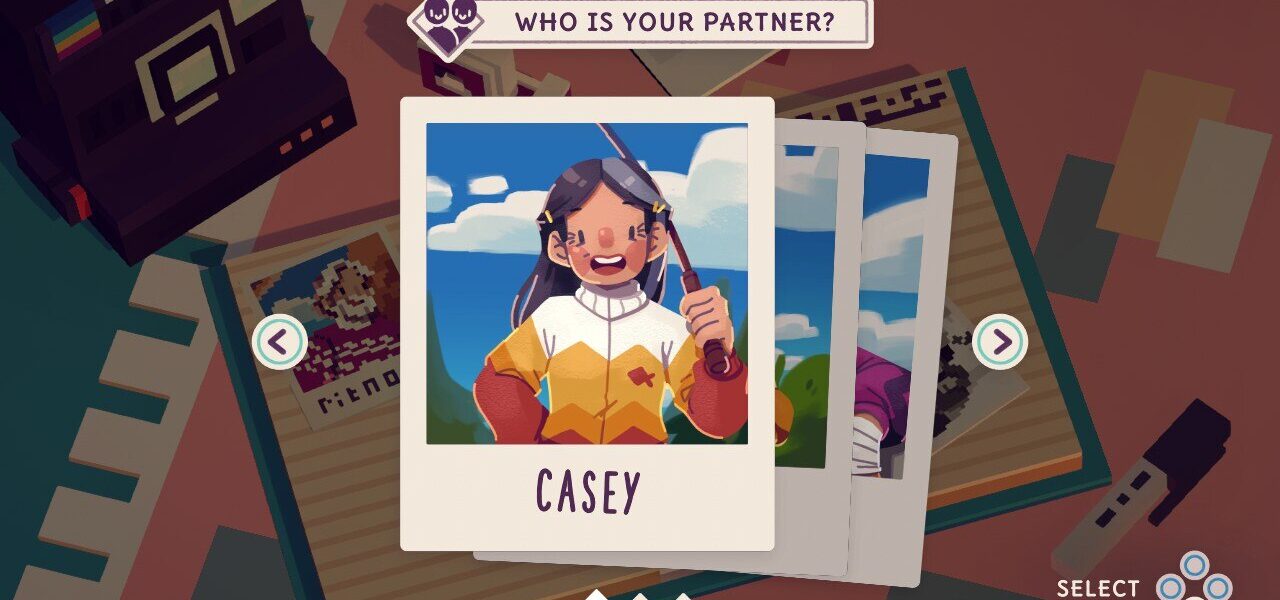 Moonglow Bay character selection screen for your partner