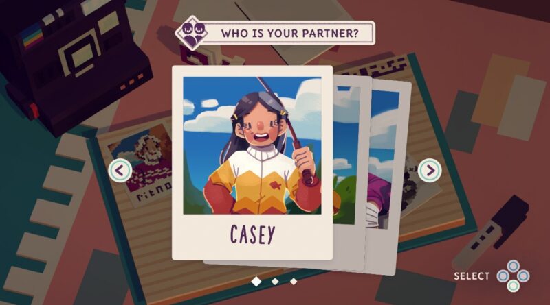 Moonglow Bay character selection screen for your partner