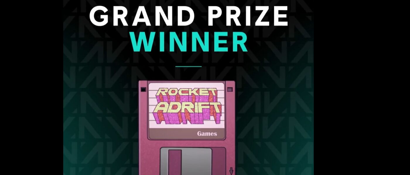 Rocket Adrift Grand Prize winner graphic for the Ubisoft Indie Series