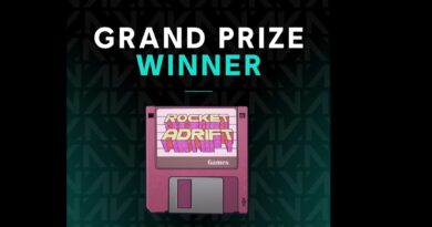 Rocket Adrift Grand Prize winner graphic for the Ubisoft Indie Series
