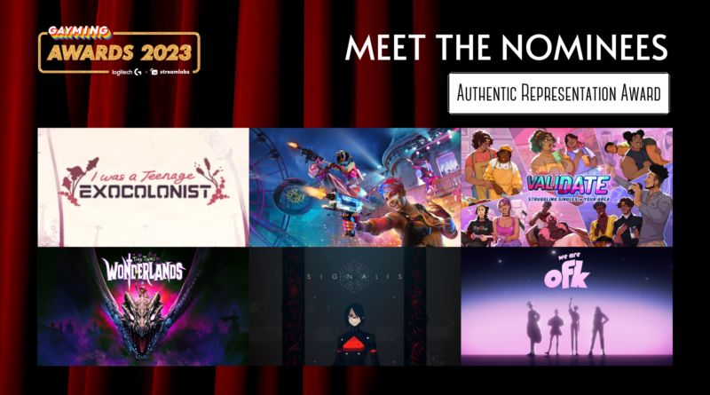 Gayming Awards 2023 Authentic Representation
