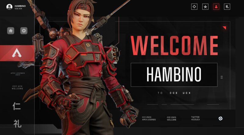 Welcome to CCE UCX graphic for Hambino