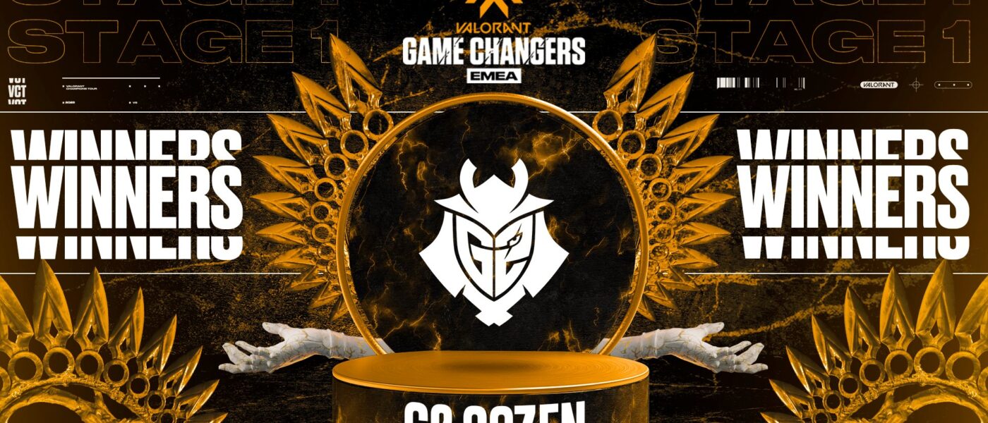 G2 Gozen winners graphic for EMEA VCT Game Changers 2023 Series I