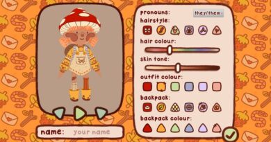 Mail Time character customization menu screenshot