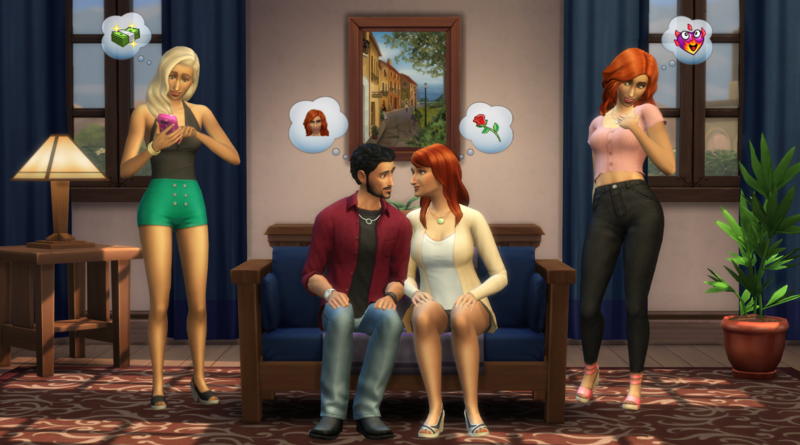 The Sims 4 Caliente household